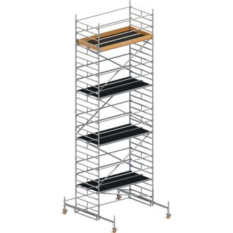 Fahrgerüst Uni Breit P2 Arbeits-B1500xL2850mm Alu.Gerüsthöhe 8610mm 2 kN/m²-Beschreibung lesen