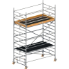 Fahrgerüst Uni Breit P2 Arbeits-B1500xL2850mm Alu.Gerüsthöhe 4430mm 2 kN/m² Fahrgerüst Uni Breit P2 Arbeits-B1500xL2850mm Alu.Gerüsthöhe 4430mm 2 kN/m²