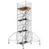 Fahrgerüst Uni Komfort P2 Arbeits-B1500xL1800mm Alu.Gerüsthöhe 7430mm 2 kN/m² Fahrgerüst Uni Komfort P2 Arbeits-B1500xL1800mm Alu.Gerüsthöhe 7430mm 2 kN/m²