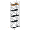 Fahrgerüst Uni Breit P2 Arbeits-B1500xL2850mm Alu.Gerüsthöhe 9610mm 2 kN/m² Fahrgerüst Uni Breit P2 Arbeits-B1500xL2850mm Alu.Gerüsthöhe 9610mm 2 kN/m²