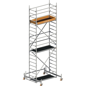 Fahrgerüst Uni Leicht P2 Arbeits-B750xL1800mm Alu.Gerüsthöhe 5480mm 2 kN/m²-Beschreibung lesen