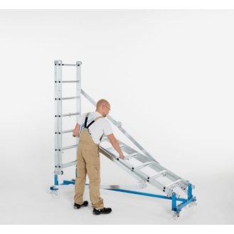 Fahrgerüst Arbeits-B800xL2300mm Alu.Gerüsthöhe 2310-3520mm 2 kN/m²-Beschreibung lesen