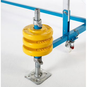 Fahrgerüst Arbeits-B800xL2300mm Alu.Gerüsthöhe 2310-3520mm 2 kN/m²-Beschreibung lesen
