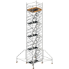 Fahrgerüst Uni Komfort P2 Arbeits-B1500xL1800mm Alu.Gerüsthöhe 9430mm 2 kN/m²