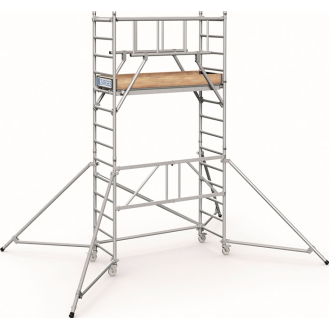 Fahrgerüst PaxTower S-PLUS 1T Arbeits-B600xL1800mm Alu.Gerüsthöhe 3650mm 2 kN-Beschreibung lesen