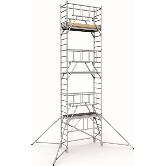 Fahrgerüst PaxTower S-PLUS 1T Arbeits-B600xL1800mm Alu.Gerüsthöhe 6650mm 2 kN-Beschreibung lesen