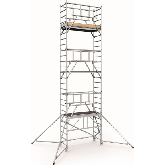 Fahrgerüst PaxTower S-PLUS 1T Arbeits-B600xL1800mm Alu.Gerüsthöhe 6650mm 2 kN-Beschreibung lesen