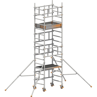Fahrgerüst SoloTower Arbeits-B750xL1130mm Alu.Gerüsthöhe 4370mm 2 kN/m²-Beschreibung lesen