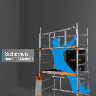 Fahrgerüst SoloTower Arbeits-B750xL1130mm Alu.Gerüsthöhe 4370mm 2 kN/m²-Beschreibung lesen