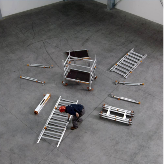 Mobiles Aluminiumgerüst 4370mm-Beschreibung lesen