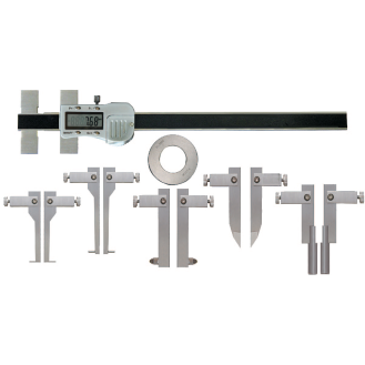 Digital-Universal-Messschieber 0-300mm mit 5 Paar Messeinsätzen und Einstellring 30mm-Beschreibung lesen