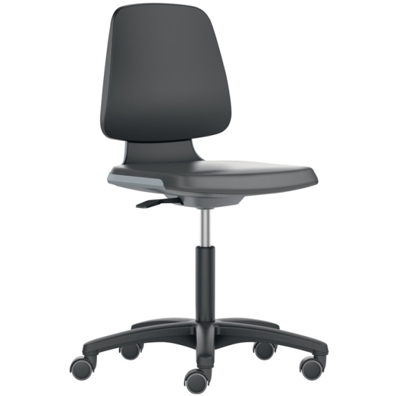 Arbeitsdrehstuhl Labsit Rl.Sitzschale anthrazit Integralschaum schwarz 450-650mm-Beschreibung lesen