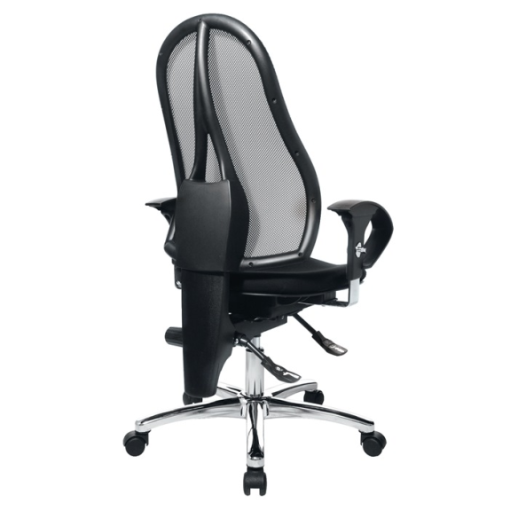 Bürodrehstuhl m.Permanentkontakt schwarz/schwarz 460-560mm m.Rl.-Beschreibung lesen