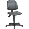 Arbeitsdrehstuhl Unitec Bodengleiter Integralschaum schwarz 440-620mm