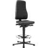Arbeitsdrehstuhl All-In-One Highline Gleiter+Fußring Integralschaum 570-830mm