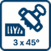 Akku-Rabot 18V 82mm