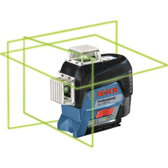 Kreuzlinienlaser GLL 3-80 CG Prof.30m (120 m) ± 0,2 mm/m-Beschreibung lesen