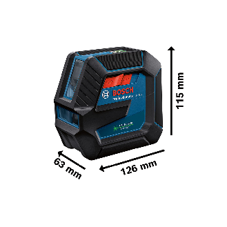 Kreuzlinienlaser GLL 2-15 G Prof.15m ± 0,m-Beschreibung lesen