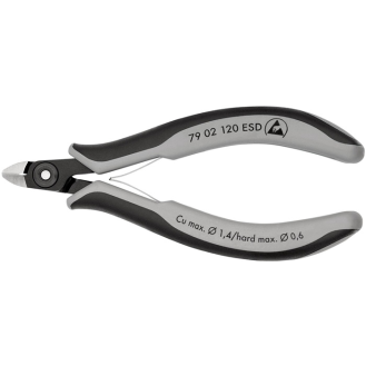 Präzisions-Elektronik-Seitenschneider L.120mm Form 0 Facette ja,sehr kl. ESD-Beschreibung lesen