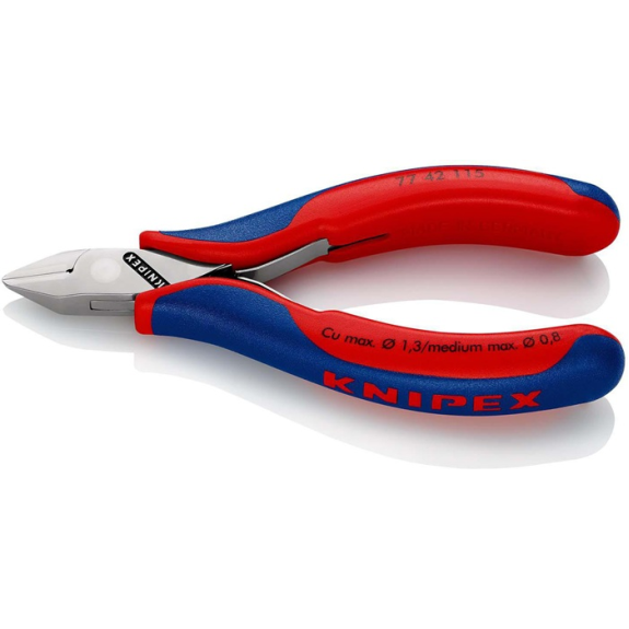 Pince coupante électronique L.115mm forme 4 facettes sans cache miroir 2K.-Leggi tutto