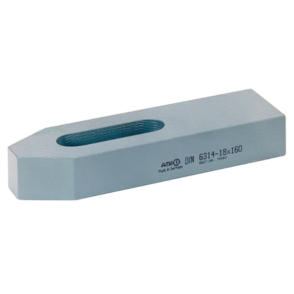 Spanneisen DIN 6314 f.T-Nut 16+18mm L.125mm Spanneisen DIN 6314 f.T-Nut 16+18mm L.125mm-Beschreibung lesen