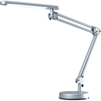 Schreibtischleuchte Alu.silber H.max.600mm Standfuß m.LED-Beschreibung lesen