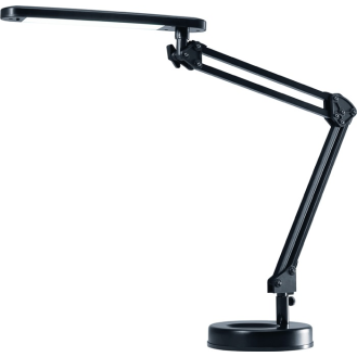 Schreibtischleuchte Alu.schwarz H.max.600mm Standfuß m.LED-Beschreibung lesen