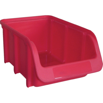 Sichtlagerkasten L164/134xB102xH74mm PP rot stapelbar-Beschreibung lesen