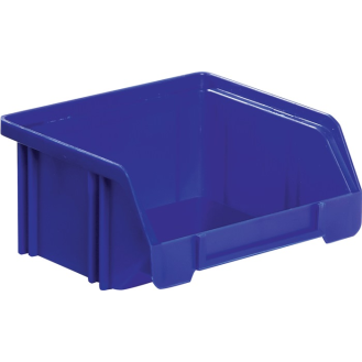 Sichtlagerkasten LK L85/65xB105xH45mm PS blau-Beschreibung lesen