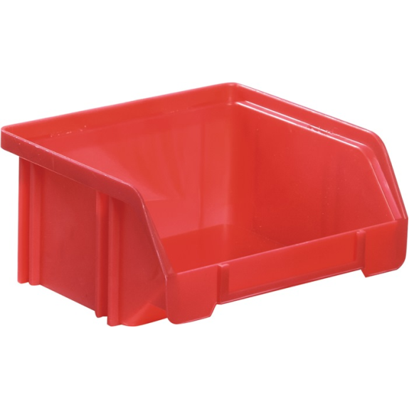 Sichtlagerkasten LK L85/65xB105xH45mm PS rot-Beschreibung lesen