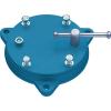 Drehteller  Front f.Backen-B.120mm stahlgeschmiedet