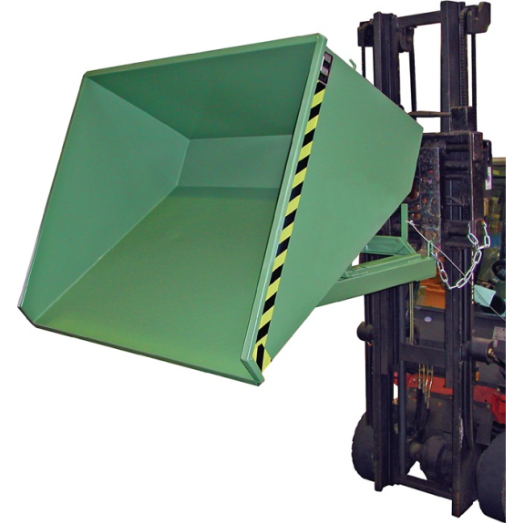 Kippbehälter L1260xB770xH835mm resedagrün Inh.0,3 m³-Beschreibung lesen