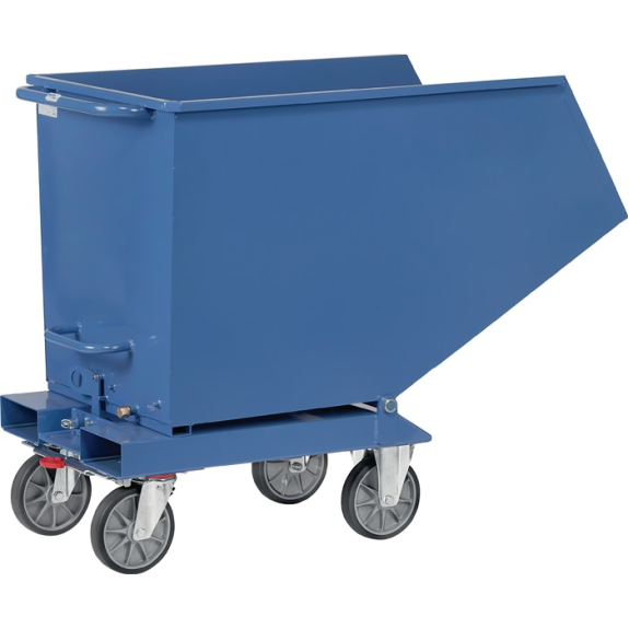 Chariot benne basculante 450 l avec robinet-Lire la description