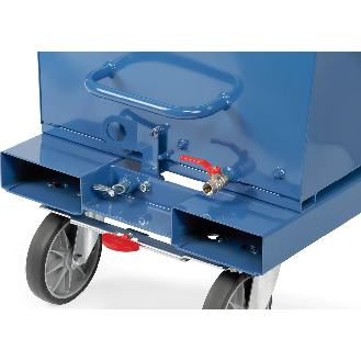 Chariot benne basculante 450 l avec robinet-Lire la description