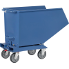 Chariot benne basculante 450 l avec robinet