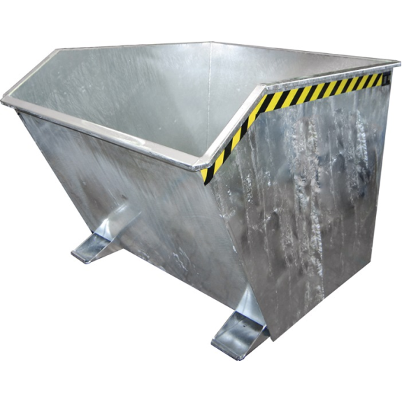Kippbehälter L1640xB1280xH1090mm verz.Inh.1,5 m³-Beschreibung lesen
