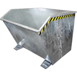Kippbehälter L1640xB1280xH1090mm verz.Inh.1,5 m³-Beschreibung lesen