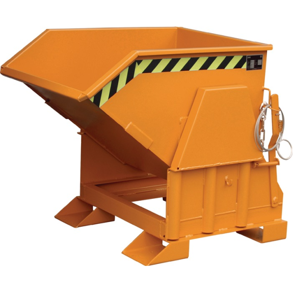 Conteneur basculant L1455xL1400xH1070mm galvanisé contenu 1,0 m³ pour matériaux lourds-Leer más