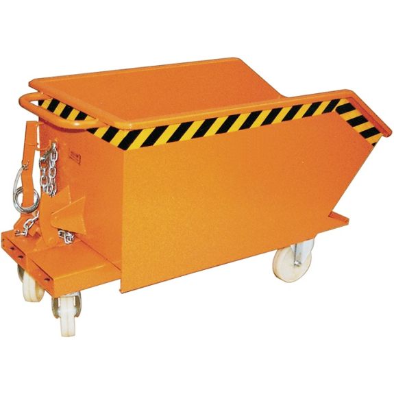 Kippbehälter L1640xB1280xH780mm lichtblau Inh.1,0 m³ Kippbehälter L1640xB1280xH780mm lichtblau Inh.1,0 m³-Beschreibung lesen