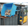 Kippbehälter L1440xB680xH580mm lichtblau Inh.0,3 m³