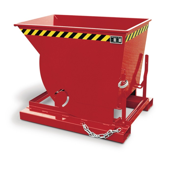 Kippbehälter L1420xB1560xH1070mm feuerrot Inh.1,0 m³-Beschreibung lesen