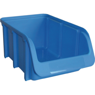 Sichtlagerkasten L164/134xB102xH74mm PP blau stapelbar-Beschreibung lesen