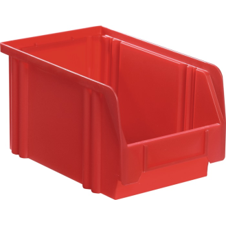 Sichtlagerkasten LK L230/200xB140xH130mm PS rot-Beschreibung lesen