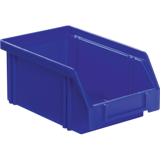Sichtlagerkasten LK L160/140xB105xH75mm PS blau-Beschreibung lesen