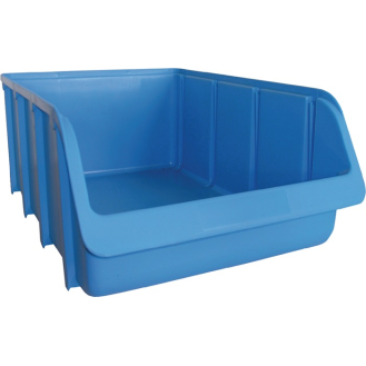 Sichtlagerkasten L489/422xB312xH184mm PP blau stapelbar-Beschreibung lesen
