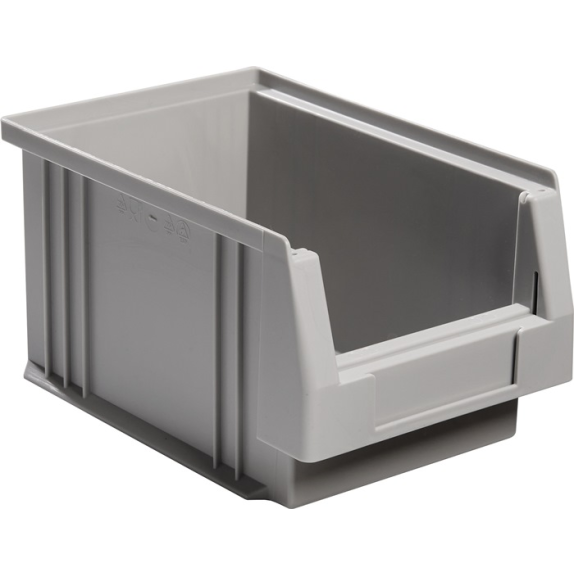 Sichtlagerkasten PLK L230xB150xH125mm PP grau-Beschreibung lesen