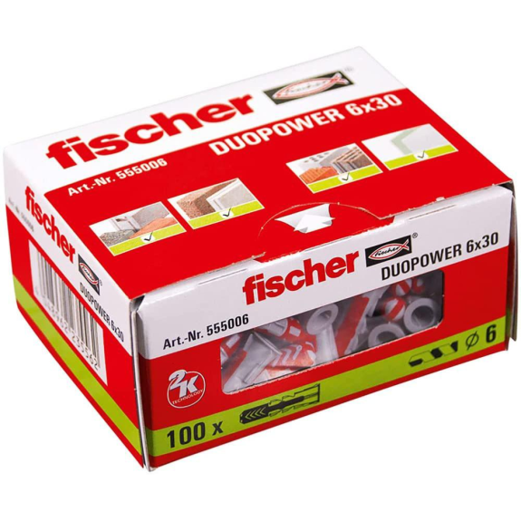 Mehrkomponenten-Dübel DuoPower, 6,0 x 50 Mehrkomponenten-Dübel DuoPower, 6,0 x 50-Beschreibung lesen
