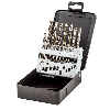Coffret metal de 19 meches HSS-G 1-10/0,5, FIS536604