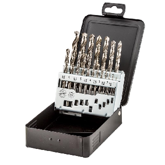 Coffret metal de 19 meches HSS-G 1-10/0,5, FIS536604-Lire la description