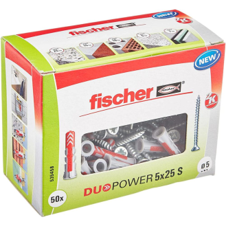 Duopower avec vis 5x25 S boite de 50, FIS535458-Lire la description